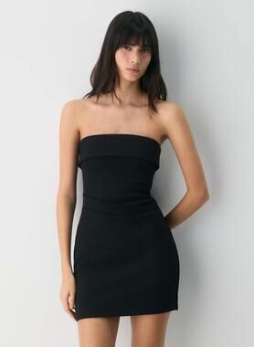 Aritzia Babaton FigureKnit™ Eyecatcher Mini Dress - S - Black
